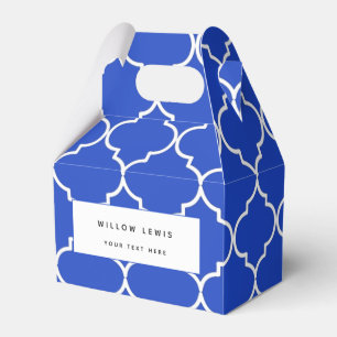 Ballotins Bleu & Blanc Méditerranéen Motif marocain