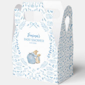 Ballotins Bleu blanc Pierre le lapin Baby shower Beatrix (Ouvrir)