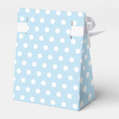 Ballotins Bleu Blanc Polka Dot Elephant Baby shower garçon (Arrière)