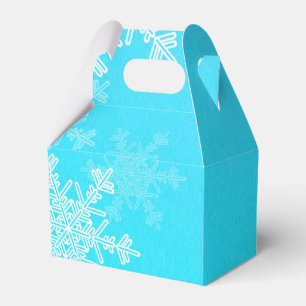 Ballotins Bleu Blanc Snowflakes minimaliste Noël
