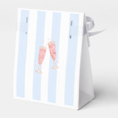 Ballotins Bleu Bouton Bordure Rouge Brunch & Baby shower mou (Arrière)