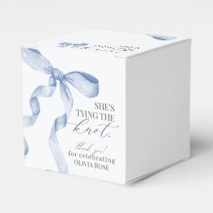 Ballotins Bleu Bow Attache Le noeud Fête des mariées cadeau