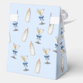 Ballotins Bleu Bow Martinis Baby Bottings Baby shower (Verso)