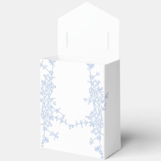 Ballotins Bleu Chinoiserie Toile de Jouy Mariage (Ouvrir)