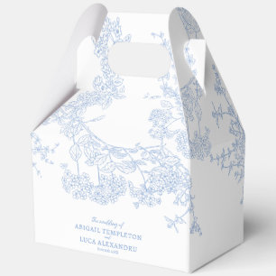 Ballotins Bleu Chinoiserie Toile de Jouy Mariage