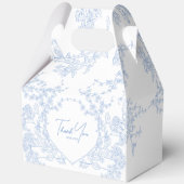 Ballotins Bleu Chinoiserie Toile de Jouy Mariage (Verso)