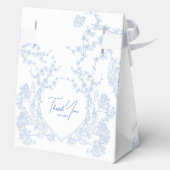 Ballotins Bleu Chinoiserie Toile de Jouy Mariage (Verso)