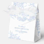 Ballotins Bleu Chinoiserie Toile de Jouy Mariage (Recto)