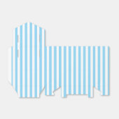 Ballotins Bleu clair classique et bandes verticales blanches (Déplié)