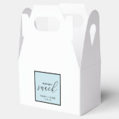 Ballotins Bleu clair Snack Midnight Personnalisé Mariage Gab (Ouvert)