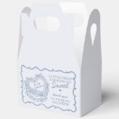 Ballotins Bleu Coeur Bow Coquette gâteau Saint-Valentin (Ouvrir)