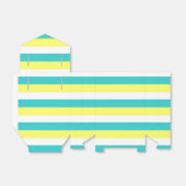Ballotins Bleu d'Aqua, jaune citron et blanc (Déplié)