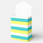 Ballotins Bleu d'Aqua, jaune citron et blanc (Ouvert)
