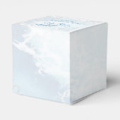 Ballotins Bleu Dolphin mariage Faveur boîte (Arrière)