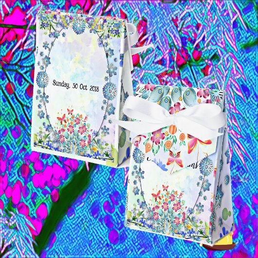 Ballotins Bleu doux Pastel violet Hydrangea Oval Anniversair