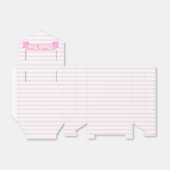 Ballotins Bleu en bandes roses | MERCI (Déplié)