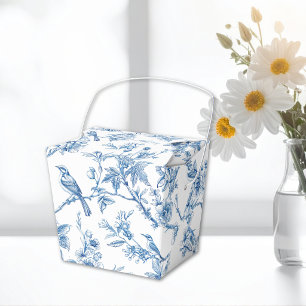 Ballotins Bleu et blanc Chinoiserie Fleurs Oiseaux