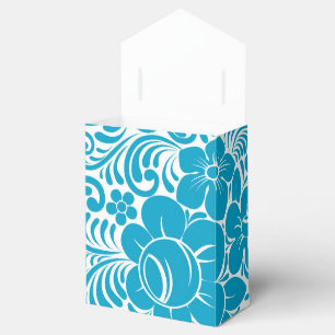 Ballotins Bleu et blanc Daisy Illustré motif floral