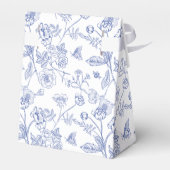 Ballotins Bleu et Blanc de Mariée Victorien Shower (Arrière)