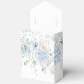 Ballotins Bleu et blanc Roses Hydrangeas Mariage Favor Box (Ouvrir)