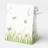 Ballotins Bleu et Crème Papillons Charming Garden Scene (Arrière)