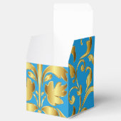 Ballotins Bleu et Gold Wedding Favors Box (Ouvert)
