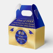 Ballotins Bleu et or, Unique, Classe Faveurs Réunion, Boîtes (Arrière)