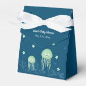 Ballotins Bleu et turquoise sous la méduse marine (Verso)