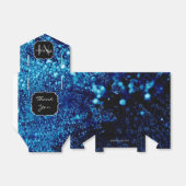 Ballotins Bleu étincelles Abstraites bulles congelées Monogr (Déplié)