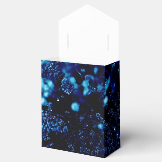 Ballotins Bleu étincelles Abstraites bulles congelées Monogr (Ouvert)