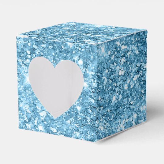 Ballotins Bleu faux parties scintillant scintillant look pai (Verso)