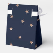 Ballotins Bleu foncé et rose or métallisé étoiles scintillan (Arrière)