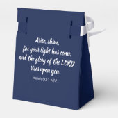 Ballotins Bleu foncé Félicitations Graduation Bible Verse (Arrière)