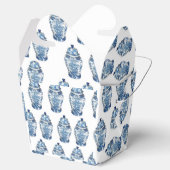 Ballotins Bleu Ginger Jar Jars Boîte de mariage Favor (Ouvert)