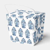 Ballotins Bleu Ginger Jar Jars Boîte de mariage Favor (Arrière)