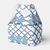 Ballotins Bleu Ginger Jar Jars Ribbon Party Favoriser boîte (Verso)