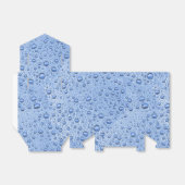 Ballotins Bleu gouttelettes d'eau (Déplié)