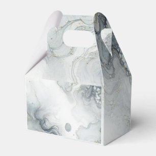 Ballotins Bleu Gris & Or Aquarelle Plage Mariage