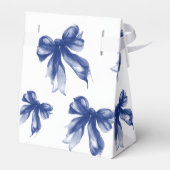 Ballotins Bleu Marine Nœud Coquette Écriture Merci Sweet 16 (Arrière)