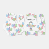 Ballotins Bleu Merle Sheepadoodle Merci d'anniversaire (Déplié)