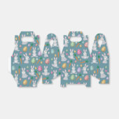 Ballotins Bleu mignon lapin lapin Motif (Déplié)