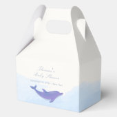 Ballotins Bleu minimaliste Boho Ocean Dolphin Baby shower (Verso)