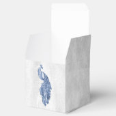 Ballotins Bleu Peacock Mariage Favor Box (Ouvert)