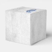 Ballotins Bleu Peacock Mariage Favor Box (Arrière)