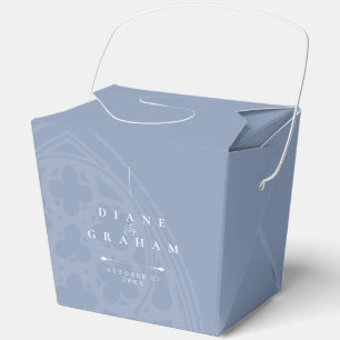 Ballotins Bleu Poussiéreux Élégant Classique Gothique Minima