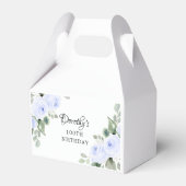 Ballotins Bleu Rose Floral Vert Eucalyptus 100e anniversaire (Arrière)