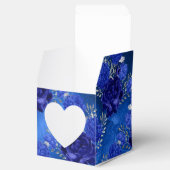 Ballotins Bleu Royal et Floral Argenté (Ouvert)