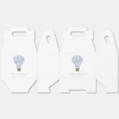 Ballotins Bleu Simple Hot Air Balloon Baby shower garçon (Déplié)