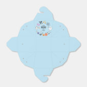 Ballotins Bleu Un Petit Boo Cute Ghost Baby shower Halloween (Déplié)