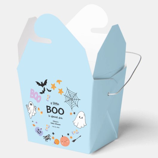 Ballotins Bleu Un Petit Boo Cute Ghost Baby shower Halloween (Ouvert)